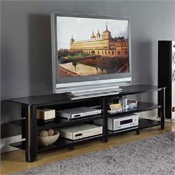 TV Stand (holds up to 70") Black Finish TO065G29 Image